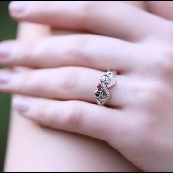 18k Diamond Nightmare Before Christmas Eternity Ring - Picture 8 of 15